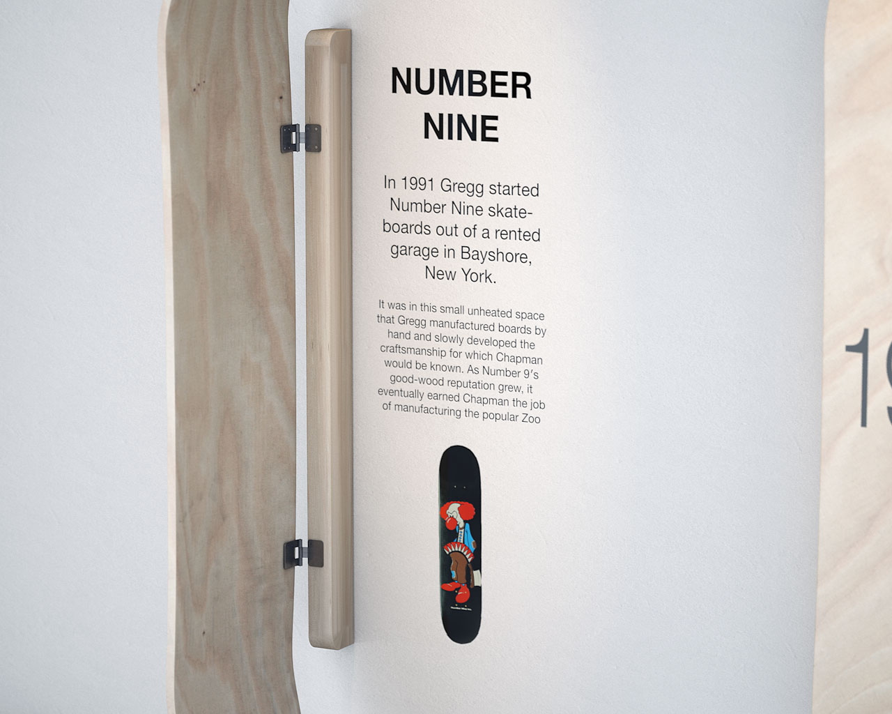 Chapman Skateboards concept retail render